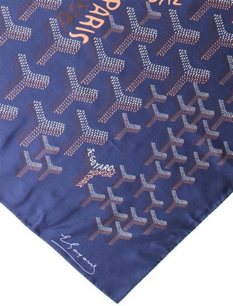 goyard scarf|goyard handkerchief.